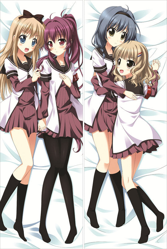 Yuruyuri Akari Akaza Anime Dakimakura Pillow Cover image 0