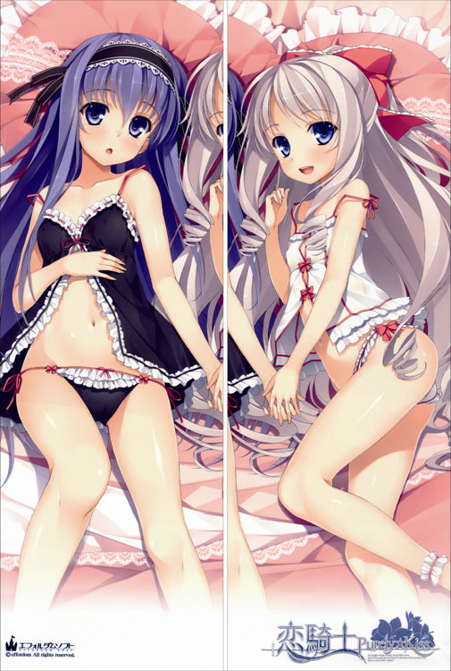 Koikishi Purely Kiss Yuu Fujimori + Bernadette Vilubulug Anime Dakimakura Japanese Pillow Cover image 0