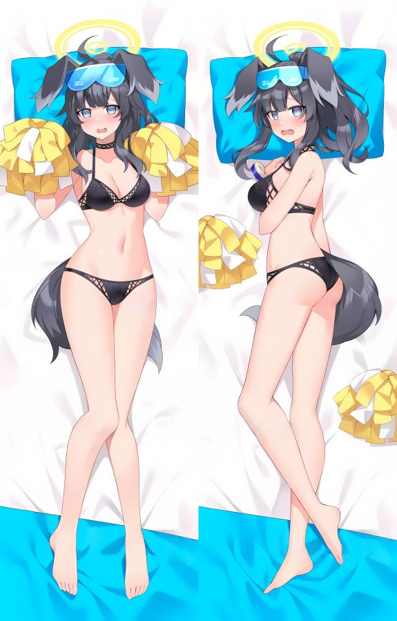 Blue Archive Nekozuka Hibiki Anime Dakimakura Girl Body Pillow Cover image 0