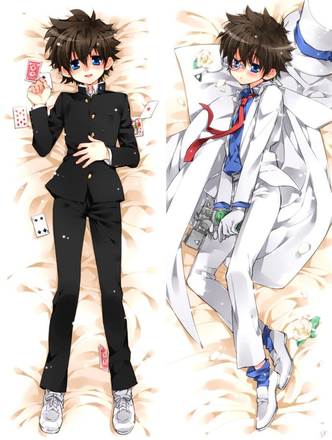 Detective Conanï¼Case Closed) Kuroba Kaito Magic Kaito Anime Dakimakura Body Pillow Cover image 0