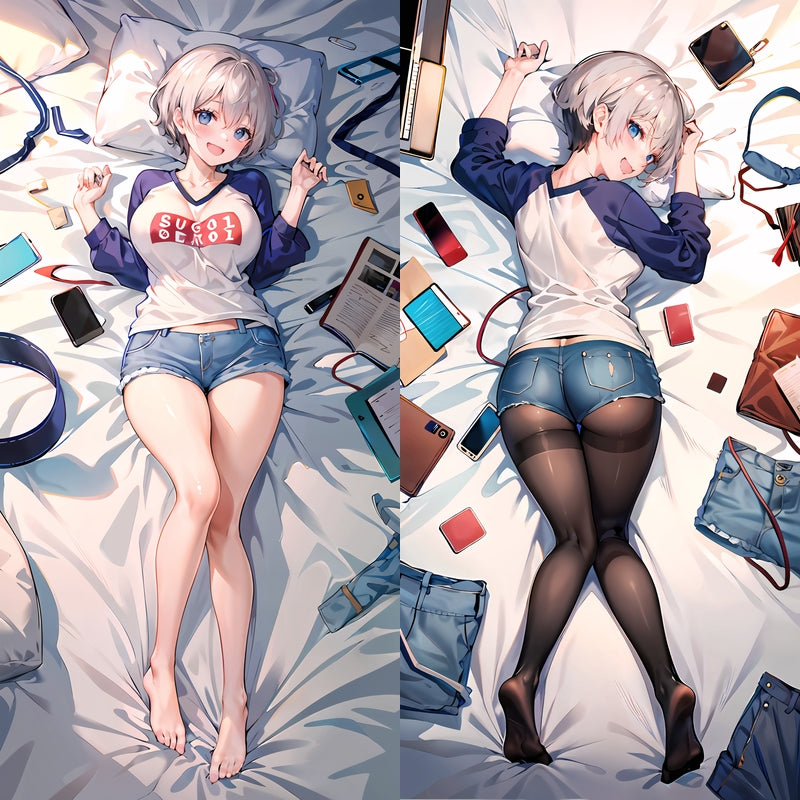 Uzaki-chan Wants to Hang Out!  Hana Uzaki Anime Dakimakura Body Pillow Cover image 0