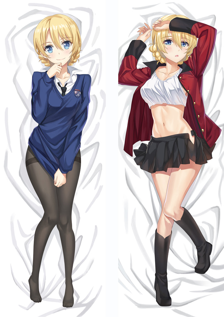 Girls und Panzer Darjeeling Anime Dakimakura Pillow Cover image 0