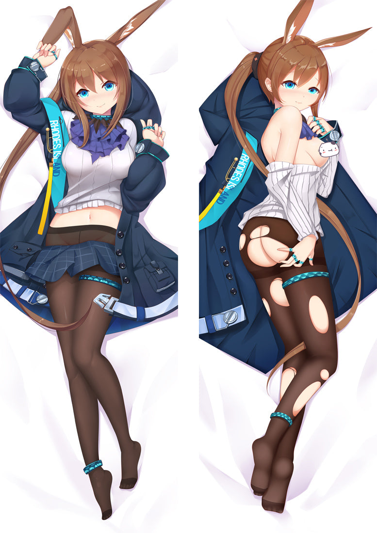 Arknights AMIYA Anime Dakimakura Pillow Cover image 0