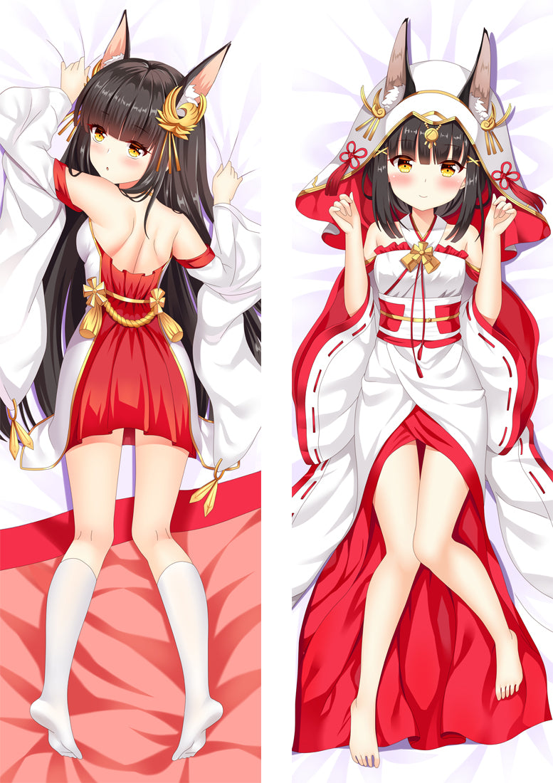 Azur Lane Nagato Anime Dakimakura Pillow Cover image 0