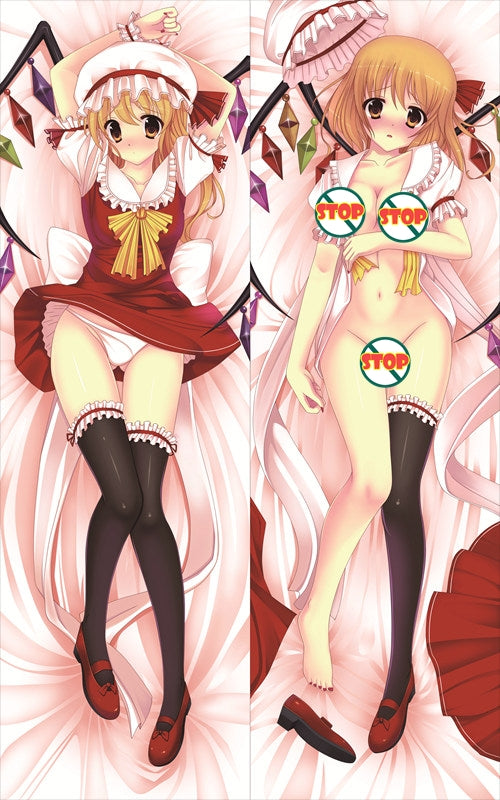 TouHou Project Flandre Scarlet Anime Dakimakura Body Pillow Cover image 0