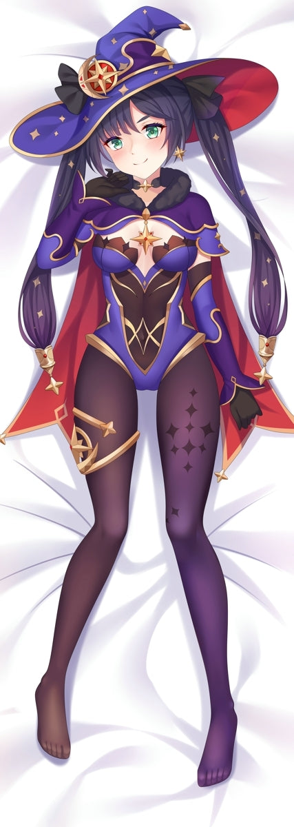Genshin Impact Mona Anime Dakimakura Body Pillow Cover image 0