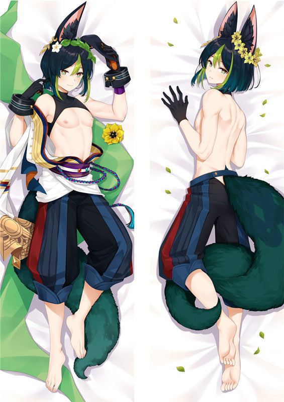 Tighnari Genshin Impact Anime Dakimakura Body Pillow Cover image 0