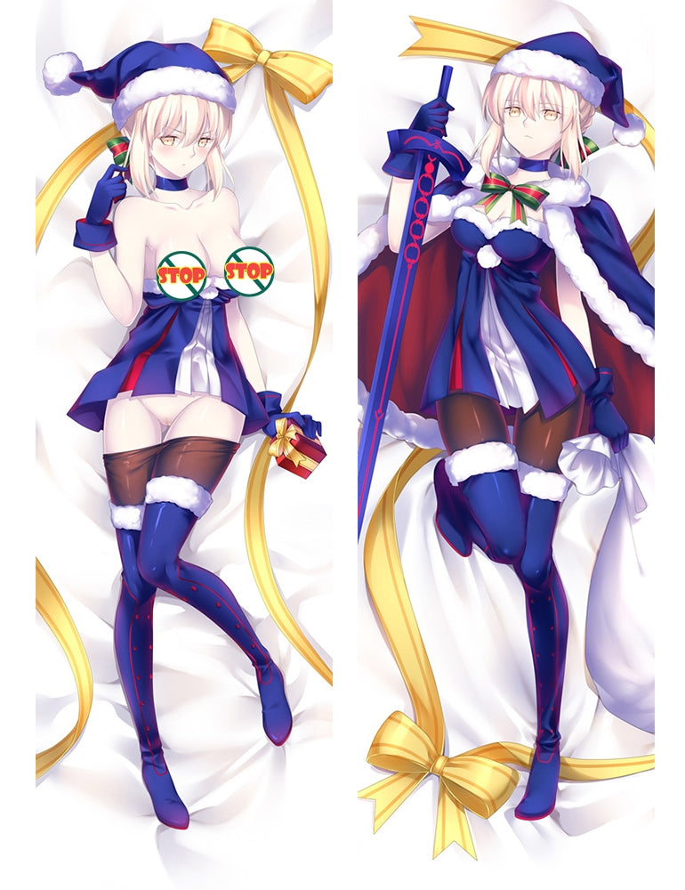 New Fate Stay Night Zero Dakimakura Saber Christmas Anime Hugging Body Pillow Case image 0