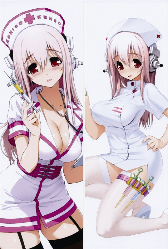 Super Sonico Anime Dakimakura Body Pillow Cover image 0