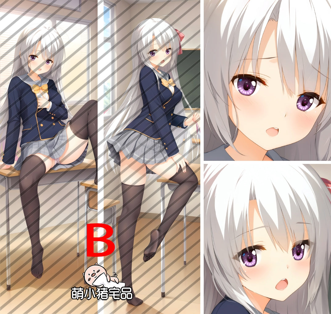 Sabbat of the Witch Ayachi Nene Anime Dakimakura Girl Pillow Cover image 0