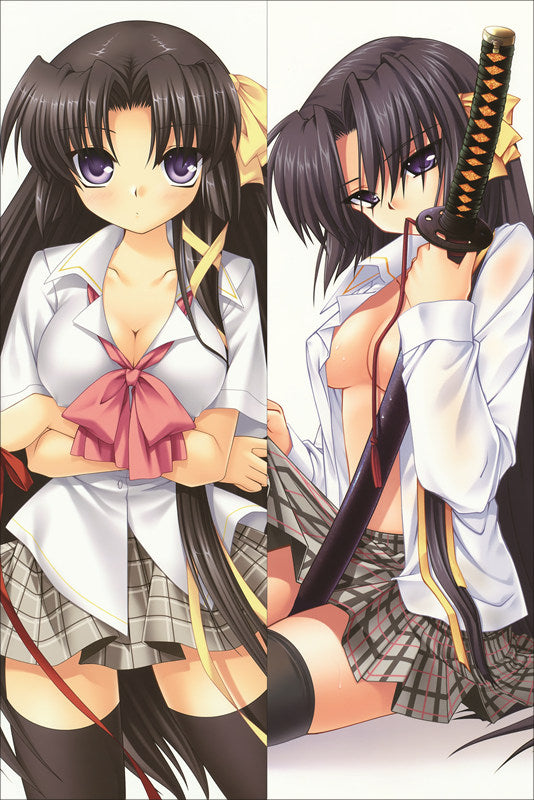 Little Busters! Yuiko Kurugaya Anime Dakimakura Waifu Pillow Case image 0