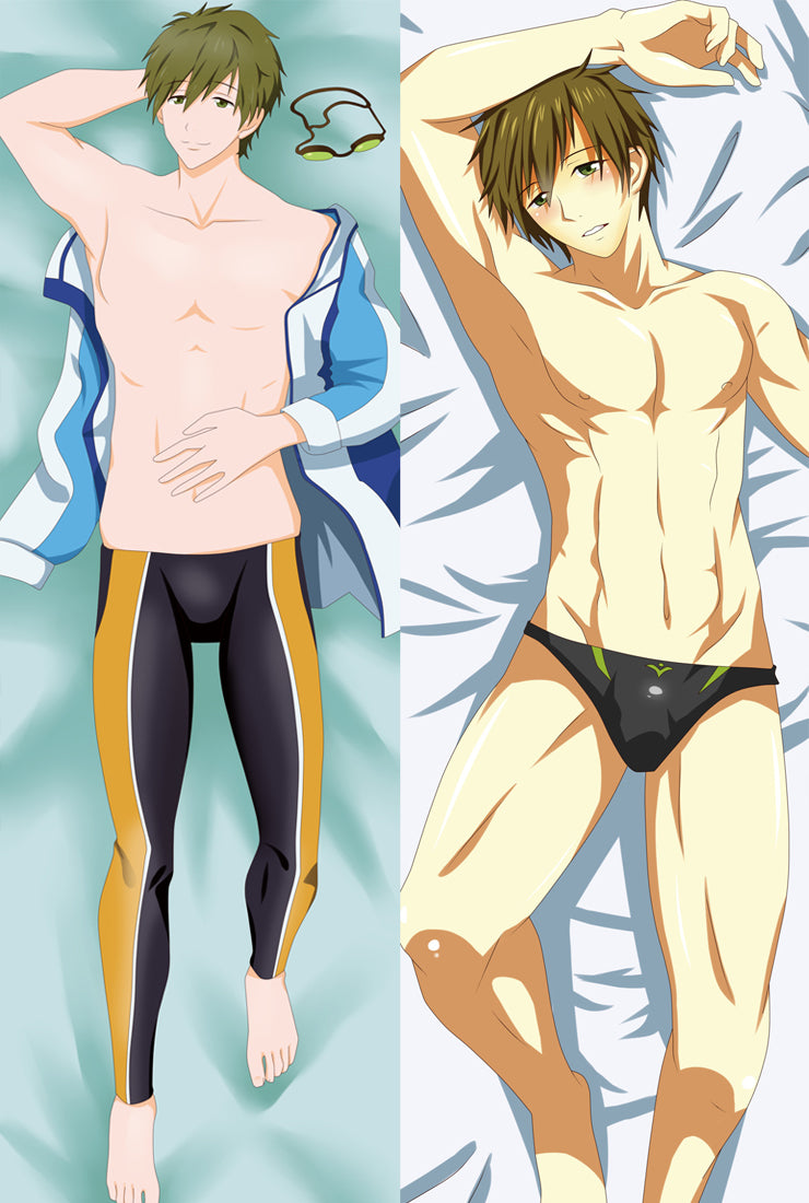 Free! Iwatobi Swim Club Makoto Tachibana Anime Dakimakura Pillow Cover image 0