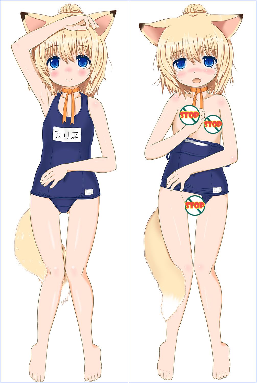 Aizawa Shin Artist Apart Legs With a Hole Sex Body Pillow Case image 0