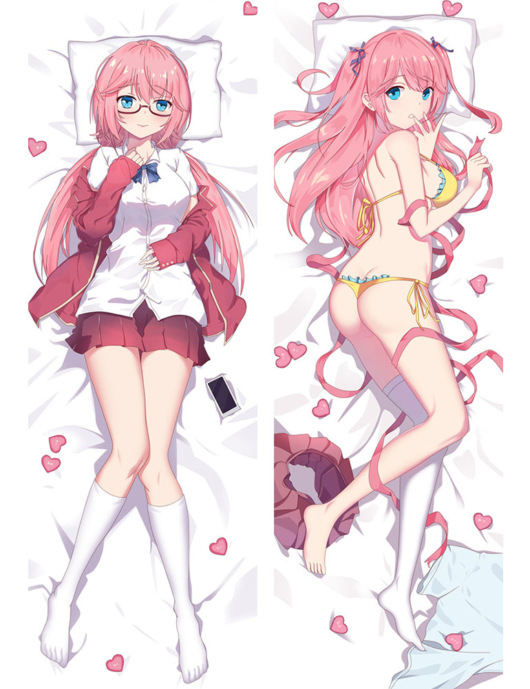 Classroom Of The Elite Akari Sakura Anime Dakimakura Pillow Cover image 0