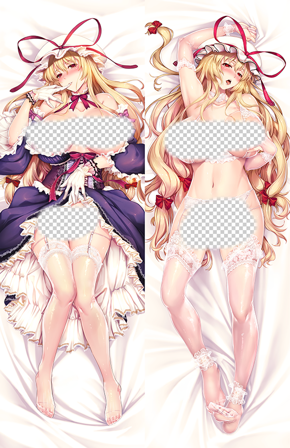 TouHou Project Yakumo Yukari with Double Sides Zipper to make love Anime Dakimakura Pillow Case image 0