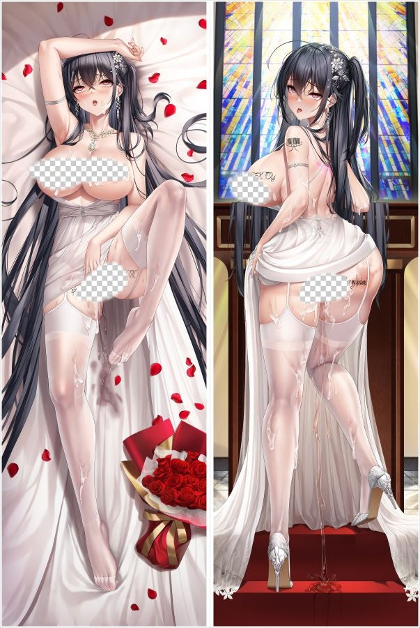 Azur Lane Taihou with Double Sides Zipper to make love Anime Dakimakura Pillow Case image 0