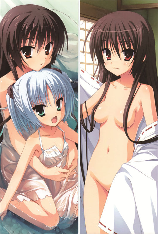 Tenshin Ranman: Lucky or Unlucky!? Princess Nosakuya Unohana+ Ruri Rindou Anime Dakimakura Pillow Cover image 0