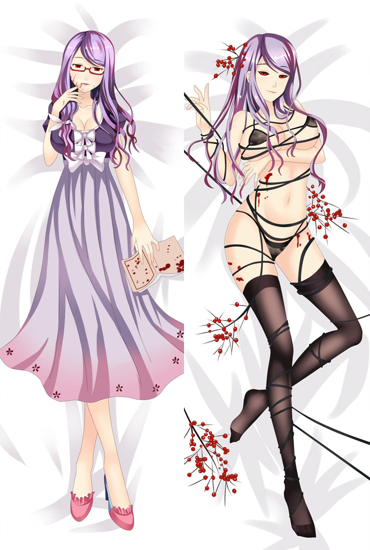 Tokyo Ghoul Rize Kamishiro Anime Dakimakura Pillow Cover image 0