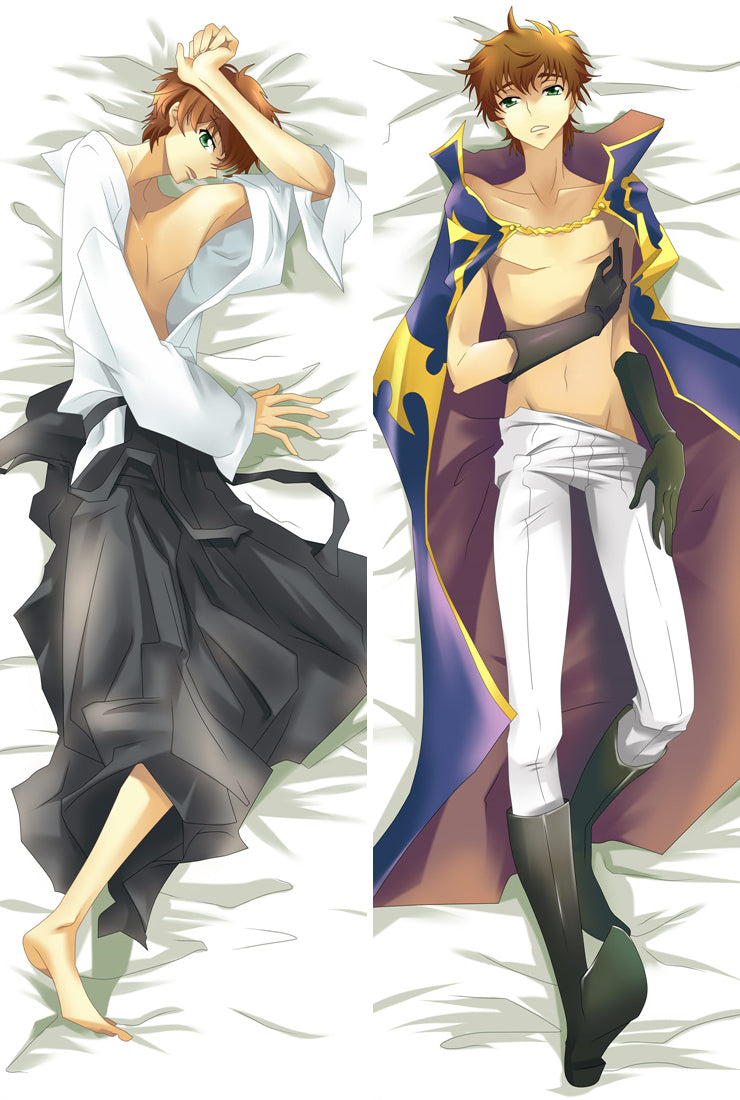 Code Geass: Lelouch of the Rebellion Suzaku Kururugi Anime Dakimakura Pillow Cover image 0