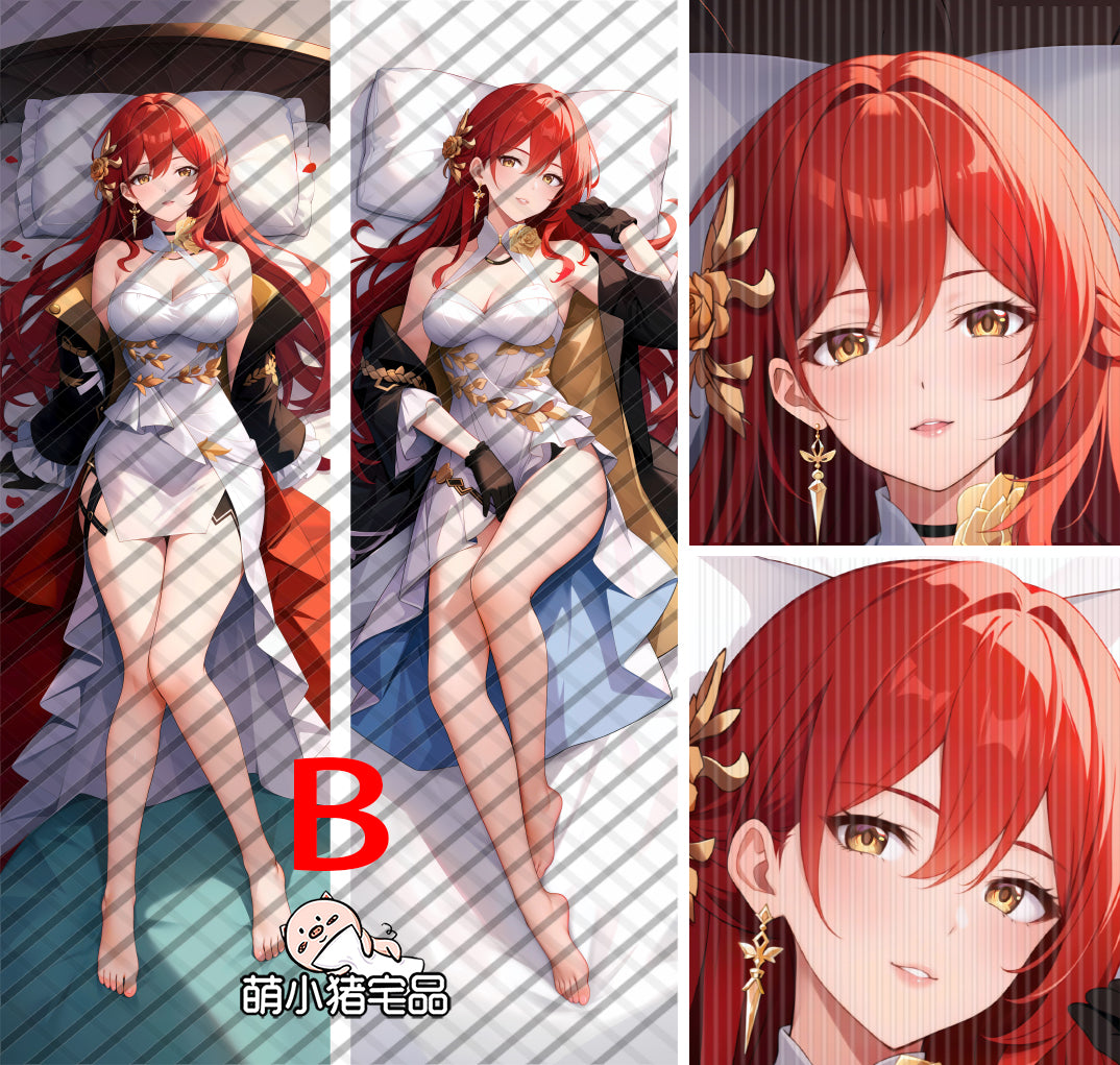 Honkai: Star Rail Himeko Anime Dakimakura Pillow Cover image 0