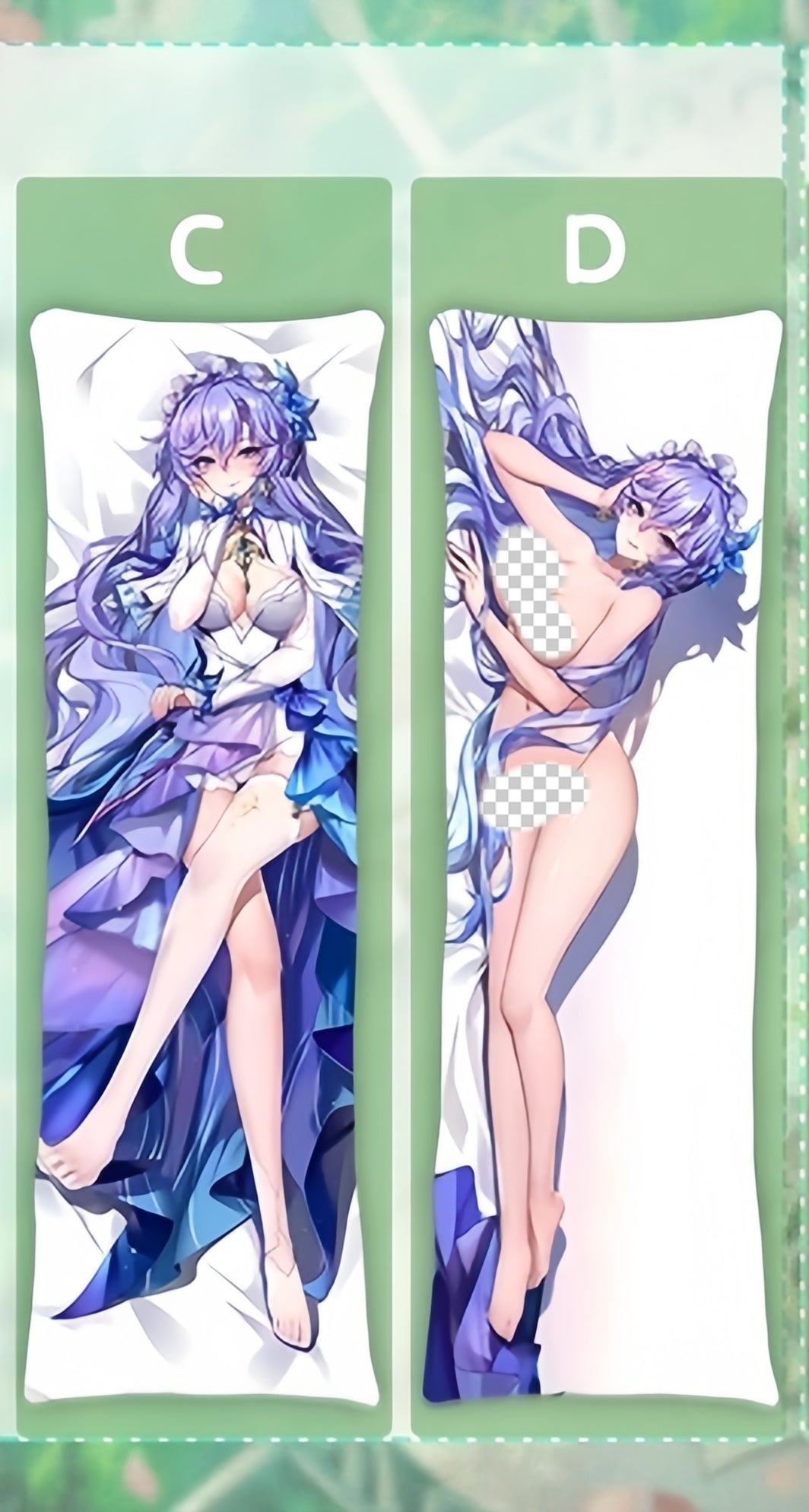 Wuthering Waves Cantarella Anime Dakimakura Sexy Body Pillow Cover image 0