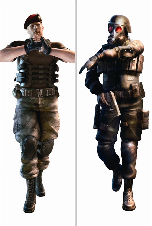 Resident Evil Anime Dakimakura Body Pillow Cover image 0
