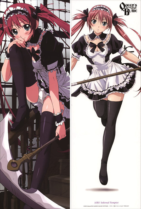 Queen's Blade Airi Sena Anime Dakimakura Body Pillow Cover image 0