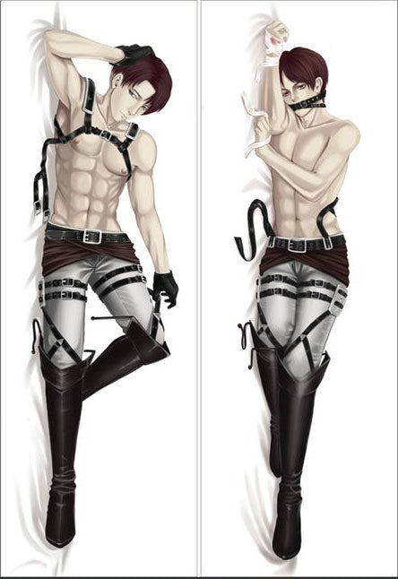 Attack on Titan Levi Rivaille hugging pillow case image 0