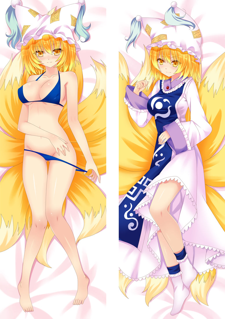 TouHou Project Yakumo Ran Anime Dakimakura Body Pillow Cover image 0