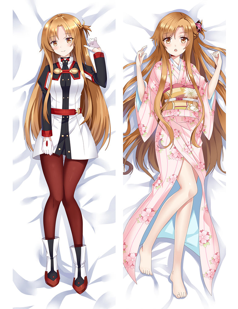 Sword Art Online Ordinal Scale SAO Asuna Yuki Anime Dakimakura Pillow Cover image 0