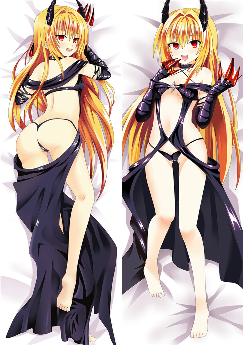 To Love-Ru Golden Darkness Yami Anime Dakimakura Pillow Cover image 0