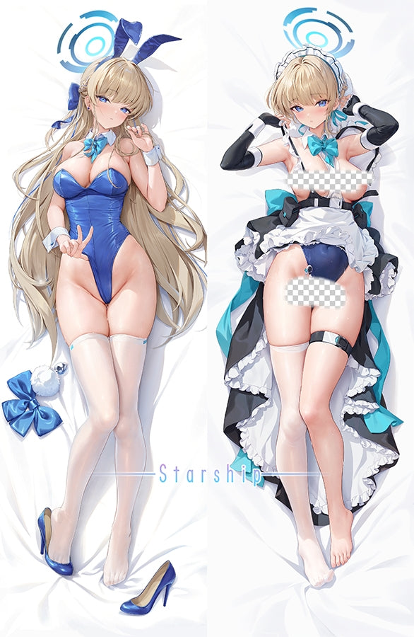 Blue Archive Izayoi Nonomi Anime Dakimakura Naked Body Pillow Cover image 0