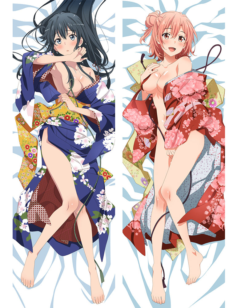 My Youth Romantic Comedy Is Wrong, As I Expected Yukino Yukinoshita Yui Yuigahama Anime Dakimakura Pillow Cover image 0