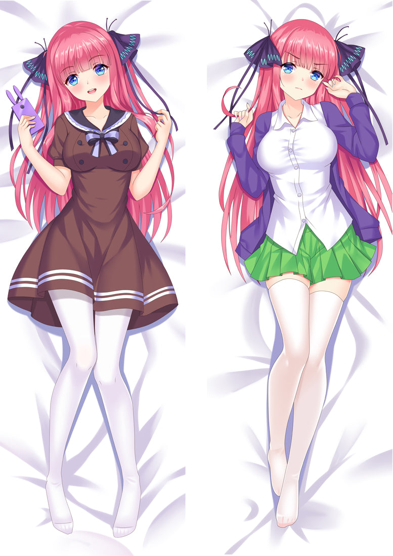 The Quintessential Quintuplets Nakano Nino Anime Dakimakura Body Pillow Cover image 0