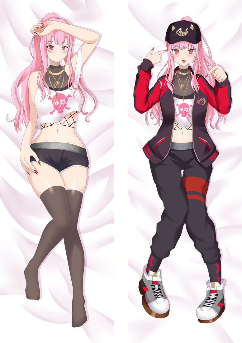 Virtual Youtuber Mori Calliope Anime Dakimakura Body Pillow Cover image 0