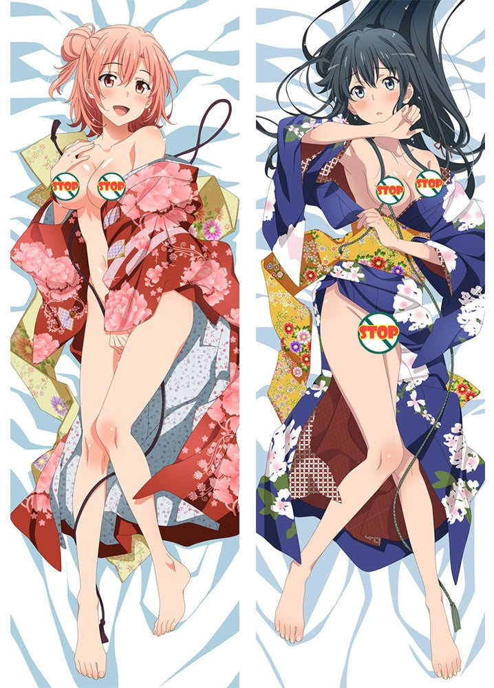 My youth romantic comedy is wrong as I expected. Yukino Yukinoshita Yui Yuigahama Anime Dakimakura Pillow Case image 0