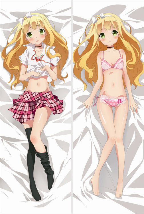 The 'Hentai' Prince and the Stony Cat Azusa Azuki Anime Dakimakura Pillow Cover image 0