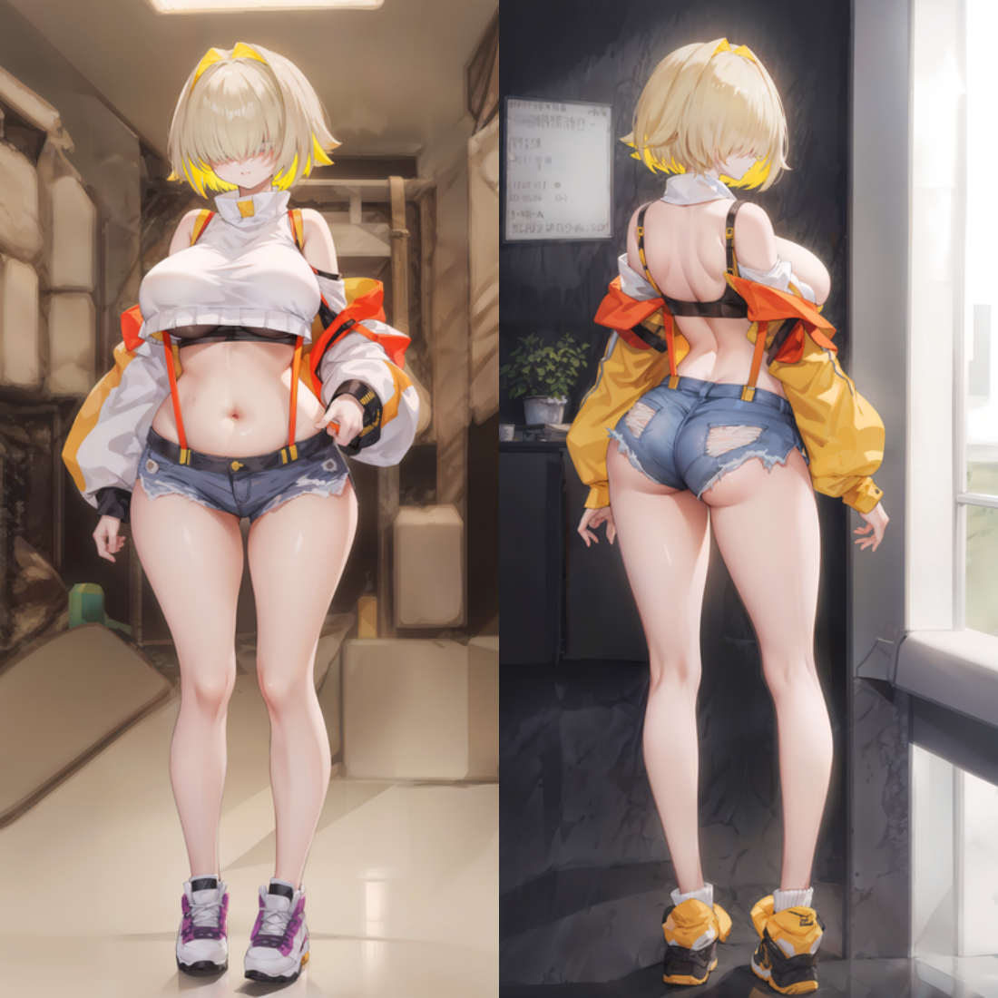 Goddess of Victory: Nikke Elegg Anime Dakimakura Body Pillow Cover image 0
