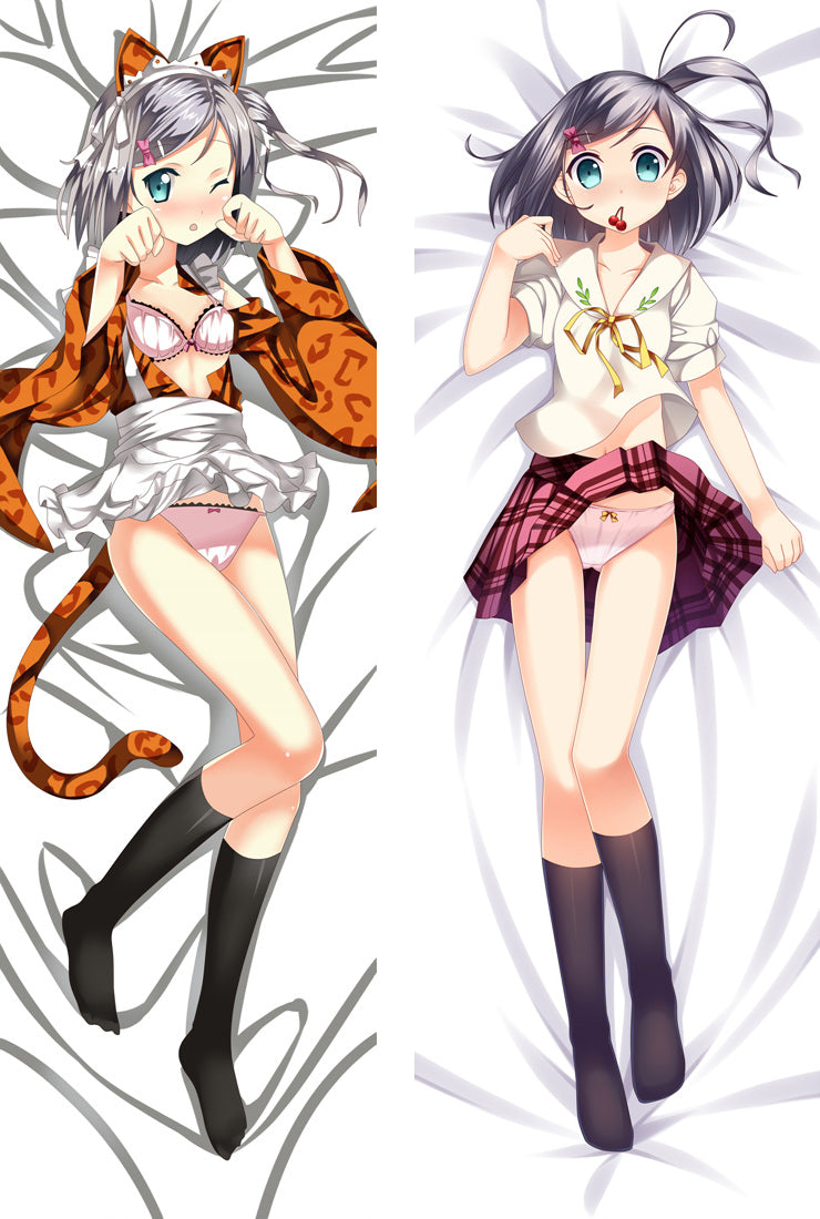 The "Hentai" Prince And The Stony Cat Tsukiko Tsutsukakushi Anime Dakimakura Pillow Cover image 0