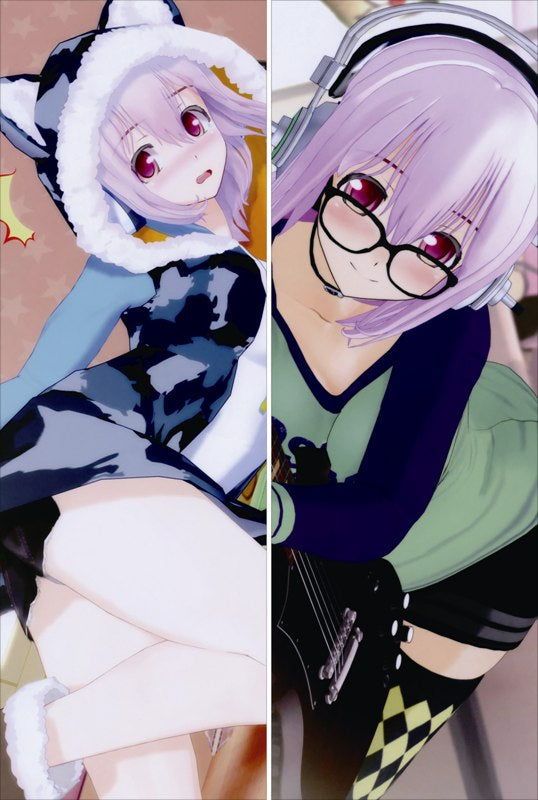 Super Sonico Anime Dakimakura Body Pillow Cover image 0