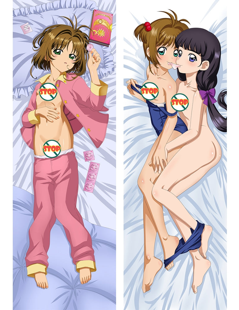Cardcaptor Sakura Kinomoto Sakura Daidoji Tomoyo Anime Dakimakura Pillow Case image 0