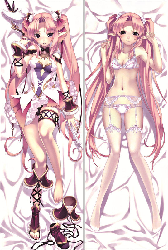 Record of Agarest War Ellis Anime Dakimakura Japanese Pillow Cover image 0