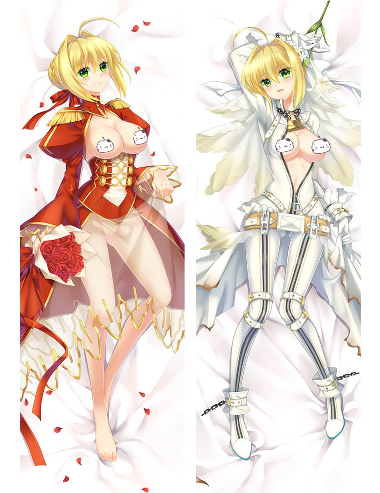 Fate/Grand Order Nero Claudius Anime Dakimakura Pillow Cover image 0
