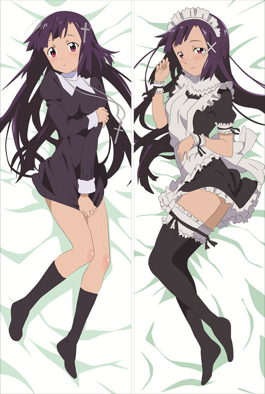 Kannagi Crazy Shrine Maidens Zange Anime Dakimakura Body Pillow Cover image 0