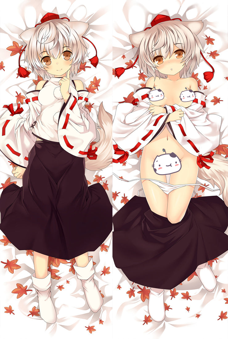 TouHou Project Inubashiri Momiji Anime Dakimakura Pillow Cover image 0