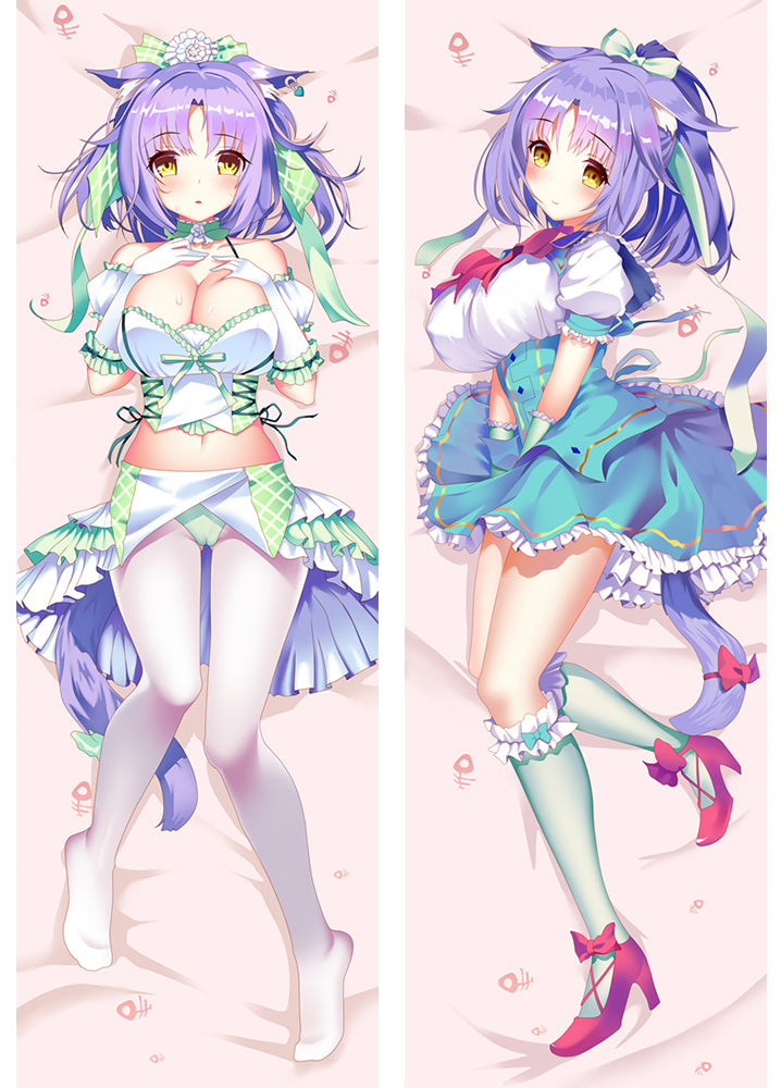 Nekopara Cinnamon Anime Dakimakura Waifu Pillow Case image 0
