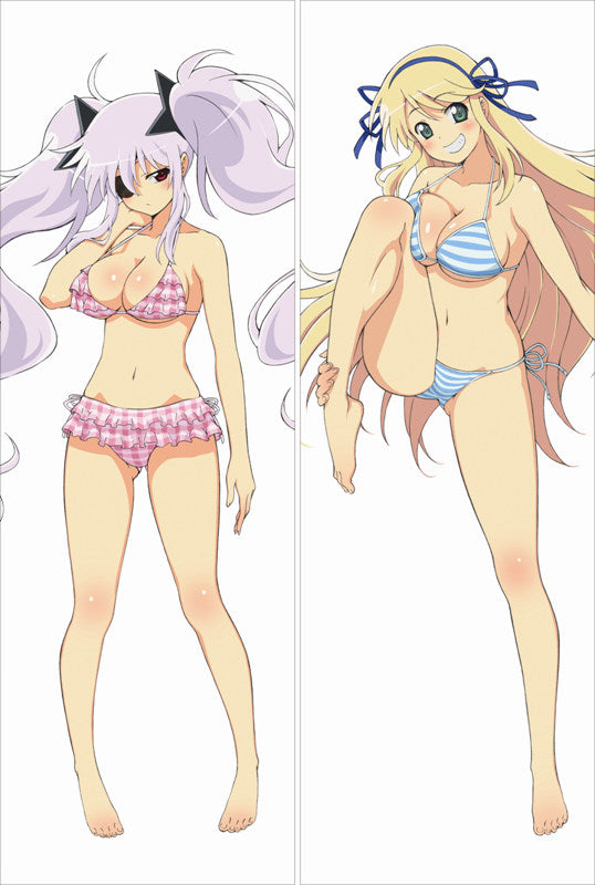 Senran Kagura Kamipani Yagyuu + Megumi Katase /  Katase Megumi Anime Dakimakura Pillow Cover image 0
