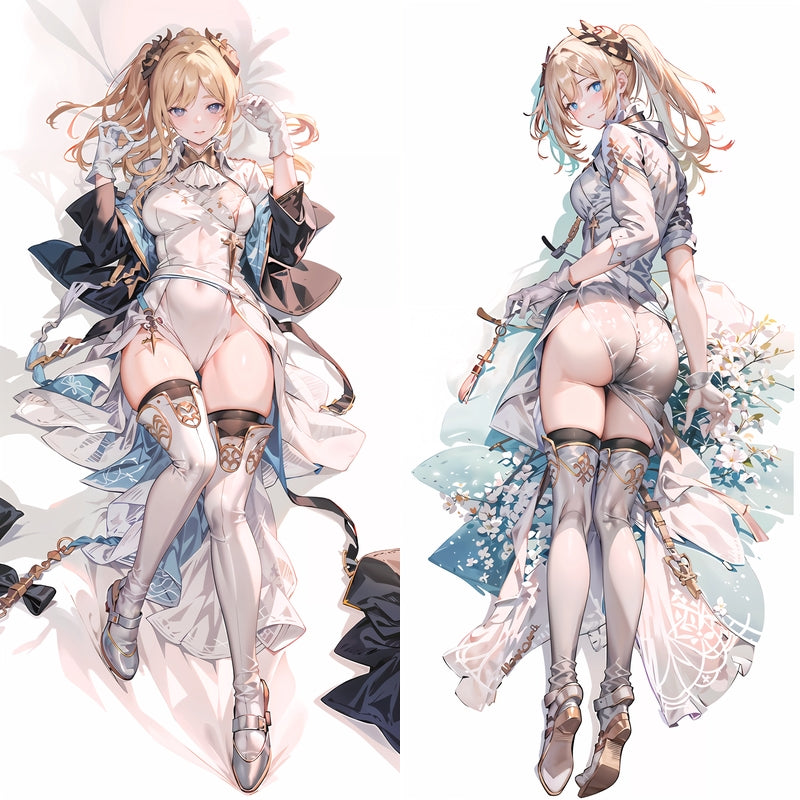 NieR: Automata Commander White Anime Dakimakura Body Pillow Cover image 0