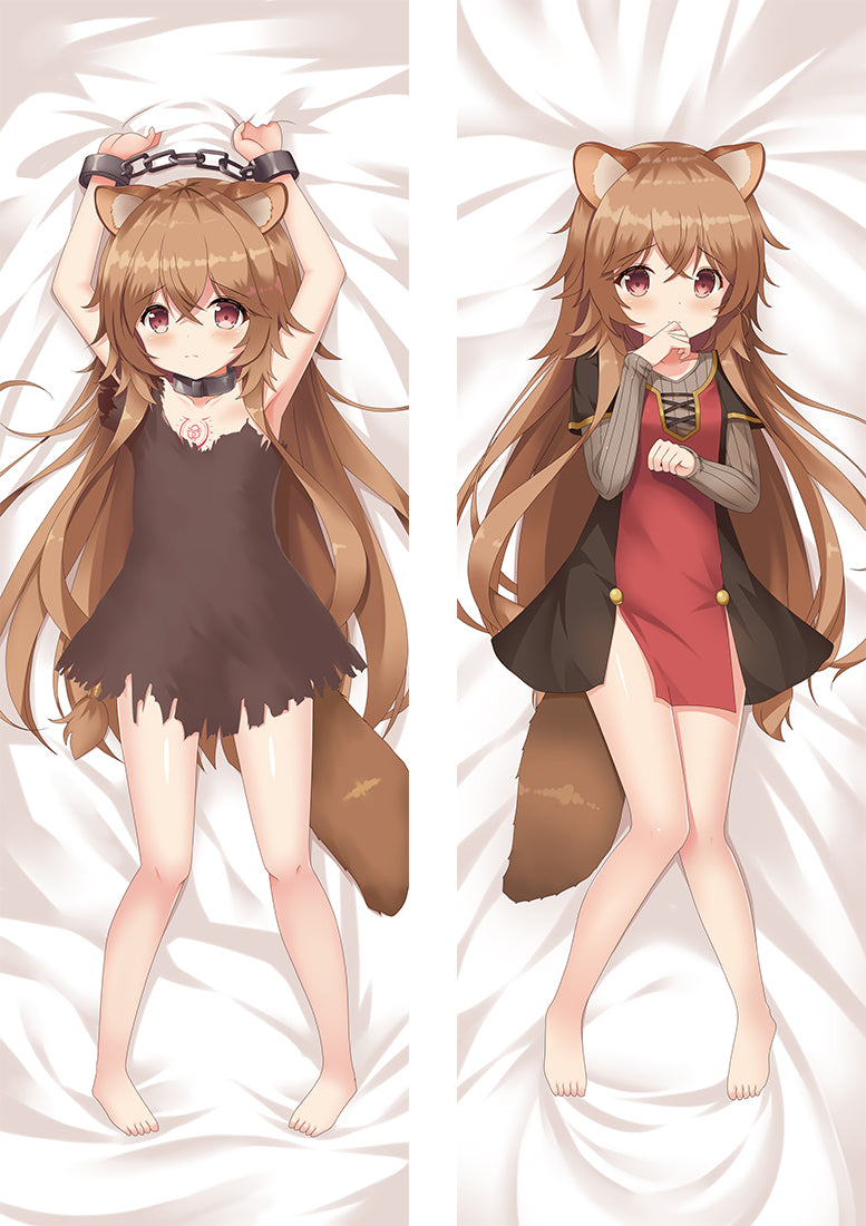 The Rising of the Shield Hero Raphtalia Anime Dakimakura Pillow Cover image 0