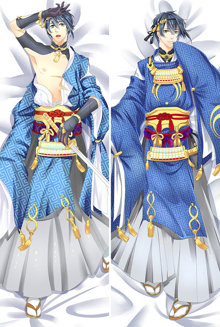 Touken Ranbu Mikazuki Munechika Anime Dakimakura Pillow Cover image 0